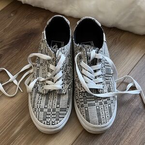 Vans Monochrome Woven Sneakers